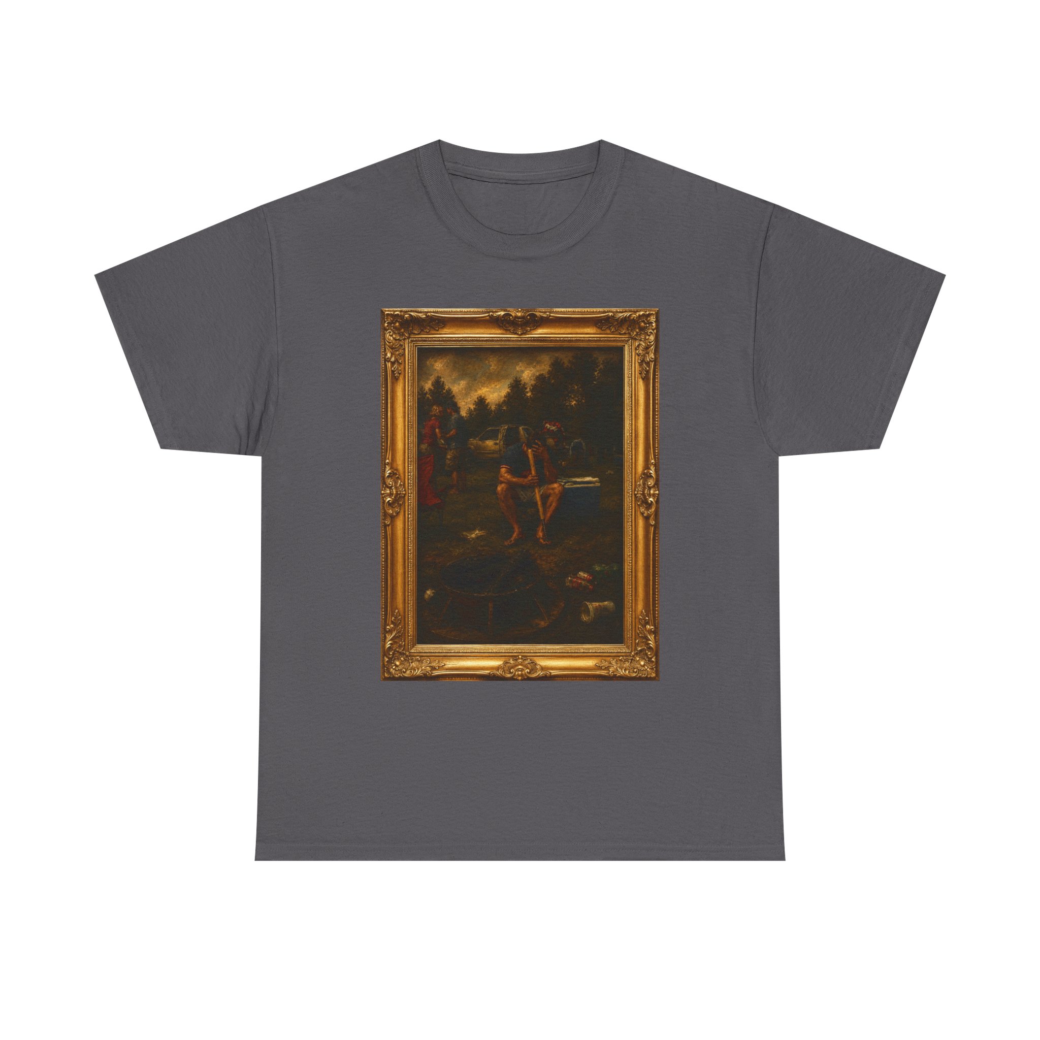 Art Frame T-Shirt — Vintage Baroque Painting Graphic Tee - Image 17