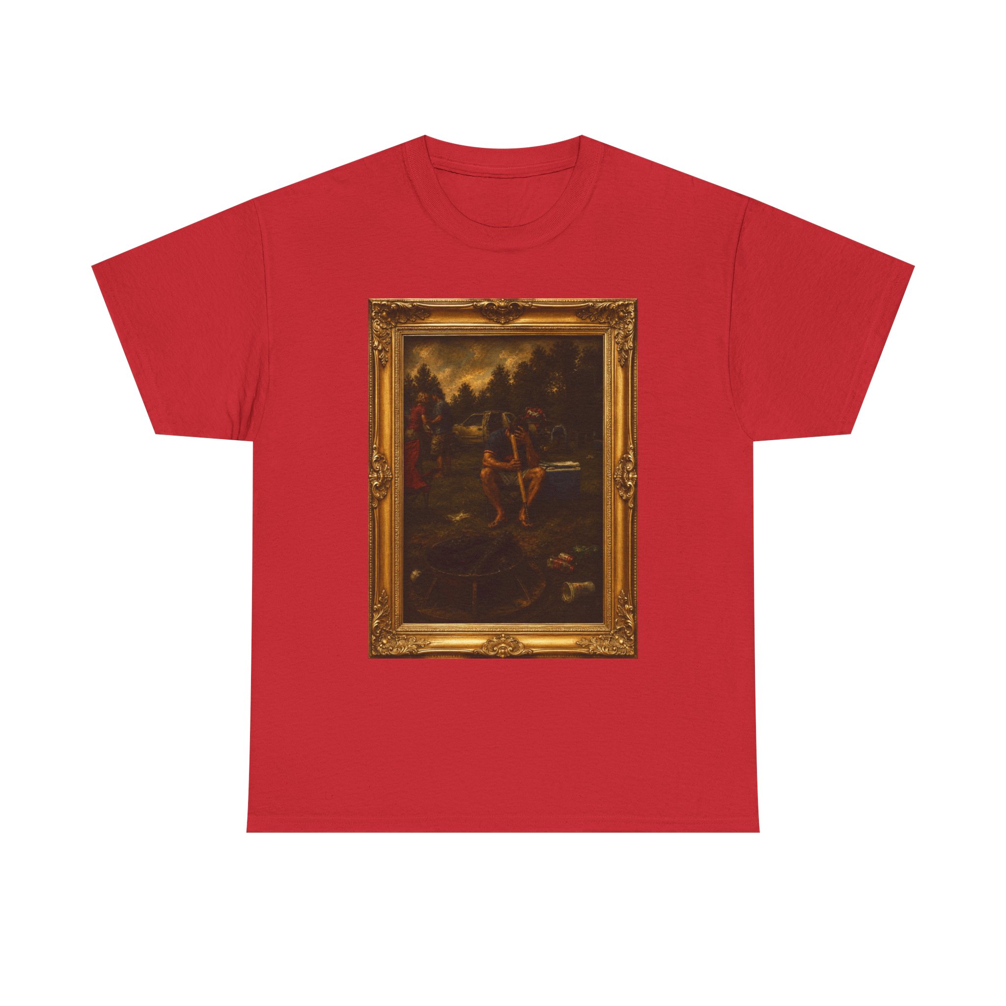 Art Frame T-Shirt — Vintage Baroque Painting Graphic Tee - Image 25