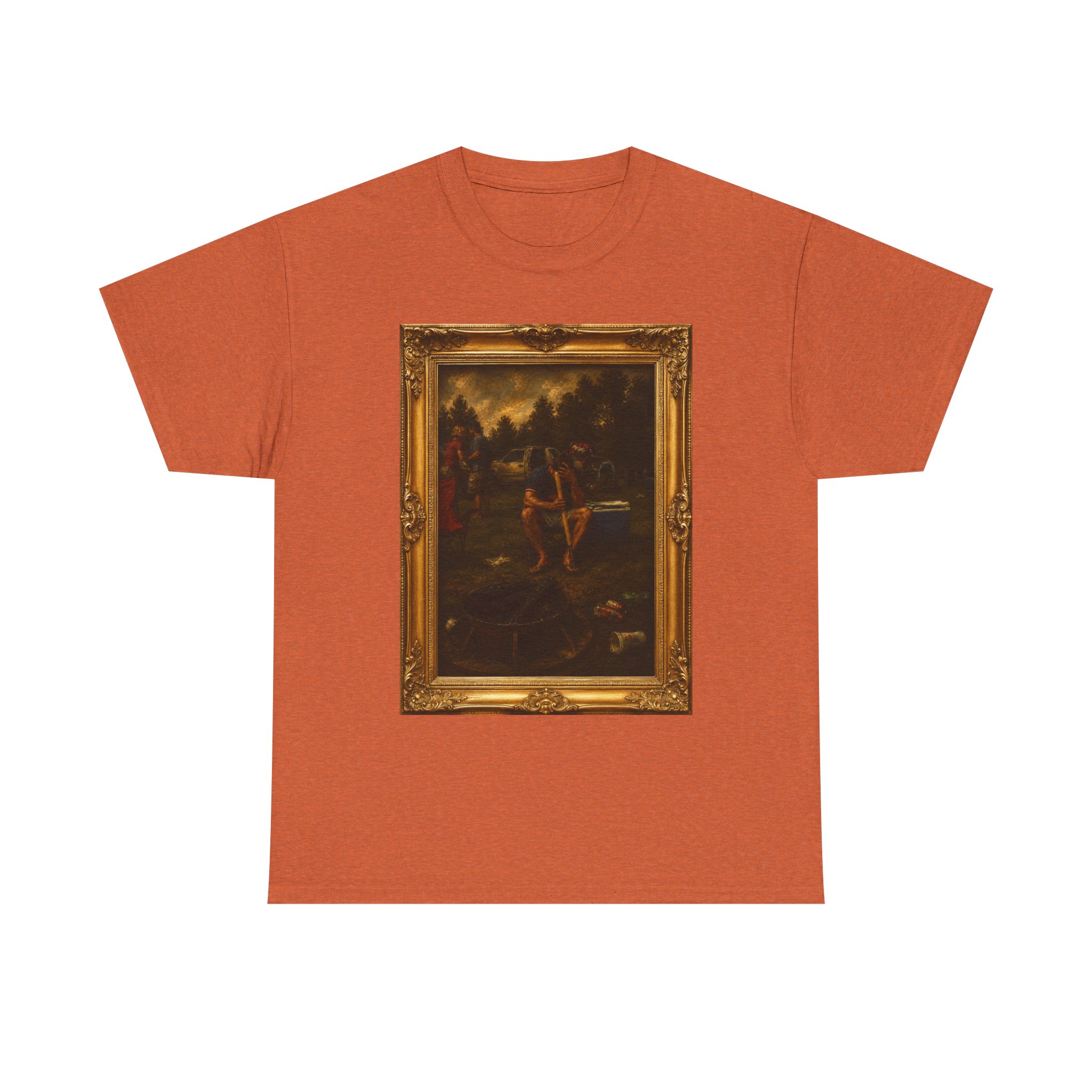 Art Frame T-Shirt — Vintage Baroque Painting Graphic Tee - Image 5