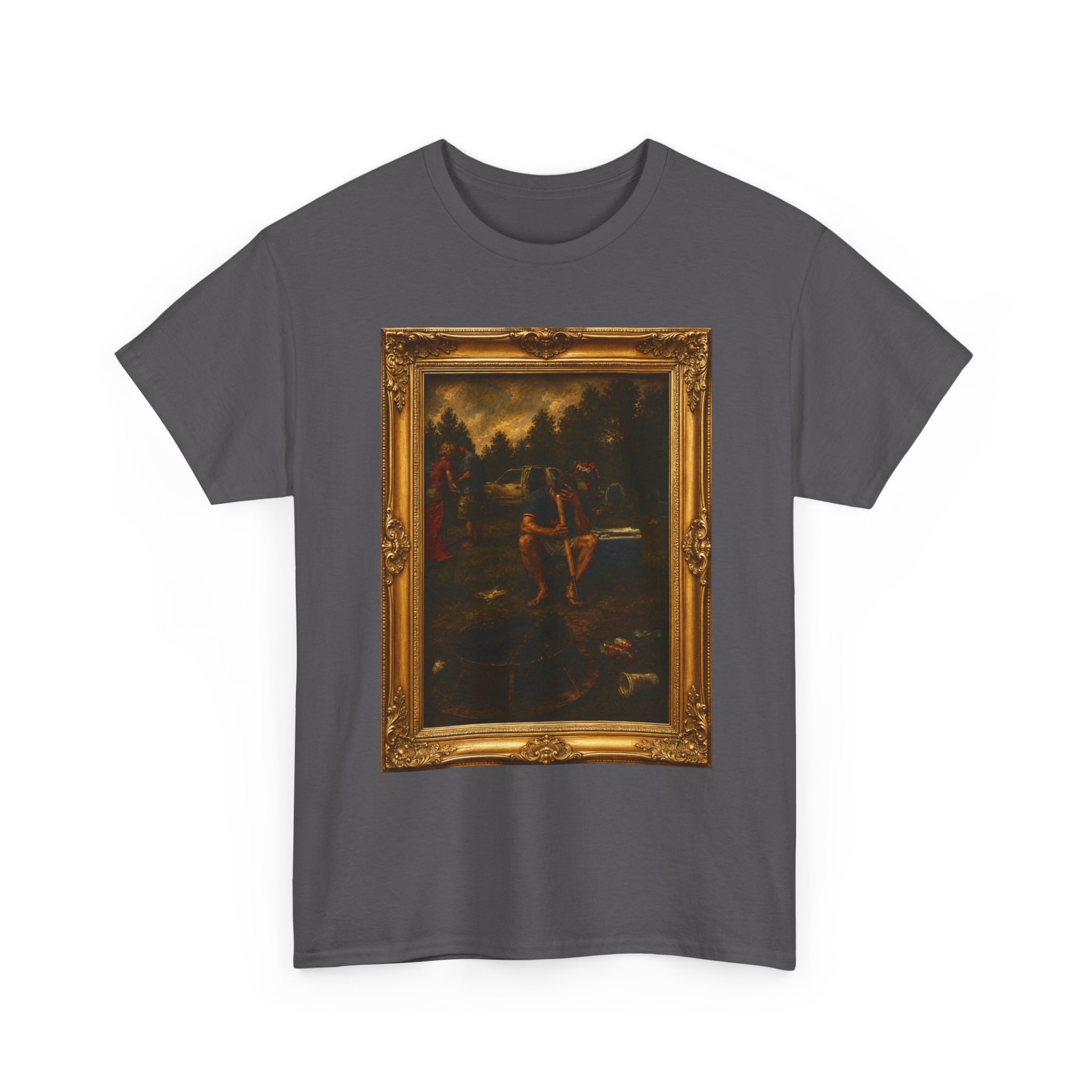 Art Frame T-Shirt — Vintage Baroque Painting Graphic Tee - Image 19