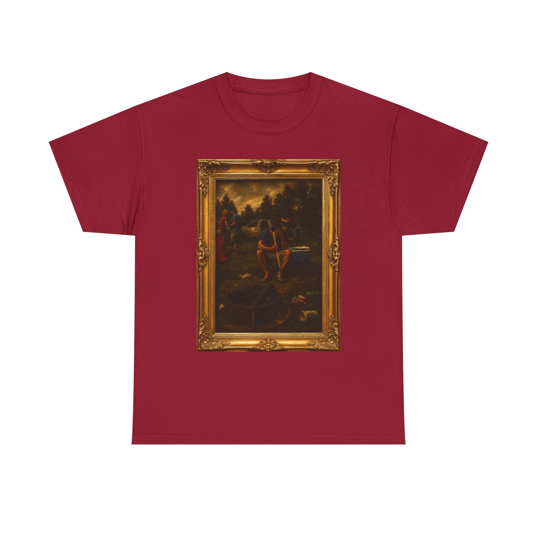 Art Frame T-Shirt — Vintage Baroque Painting Graphic Tee - Image 29