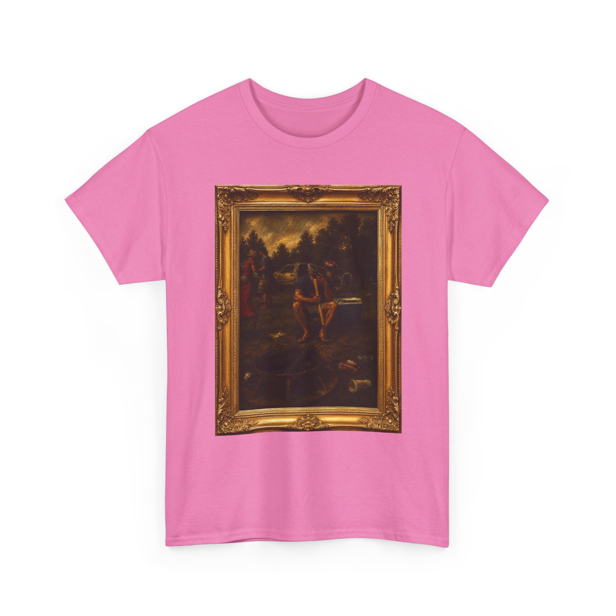 Art Frame T-Shirt — Vintage Baroque Painting Graphic Tee - Image 23