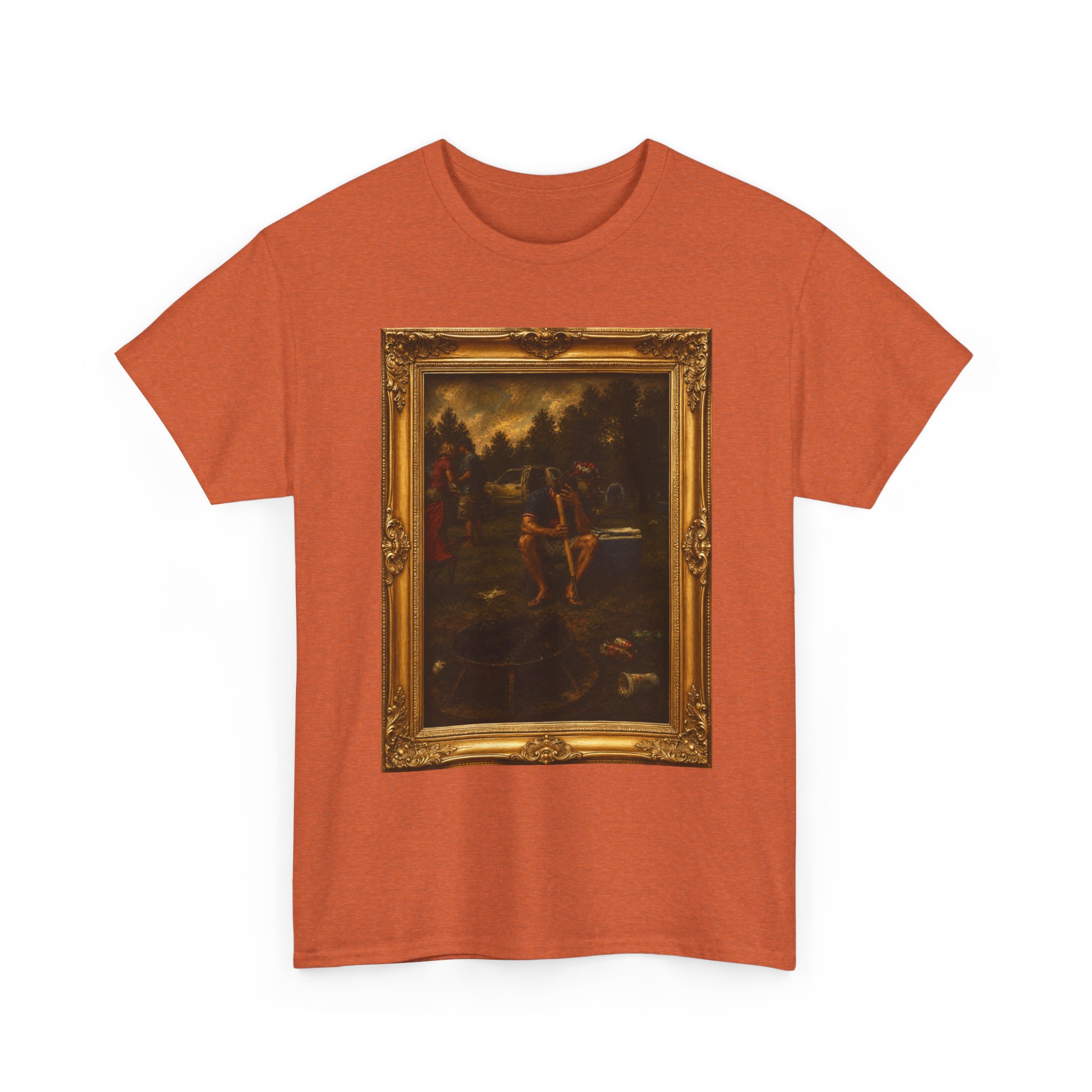 Art Frame T-Shirt — Vintage Baroque Painting Graphic Tee - Image 7