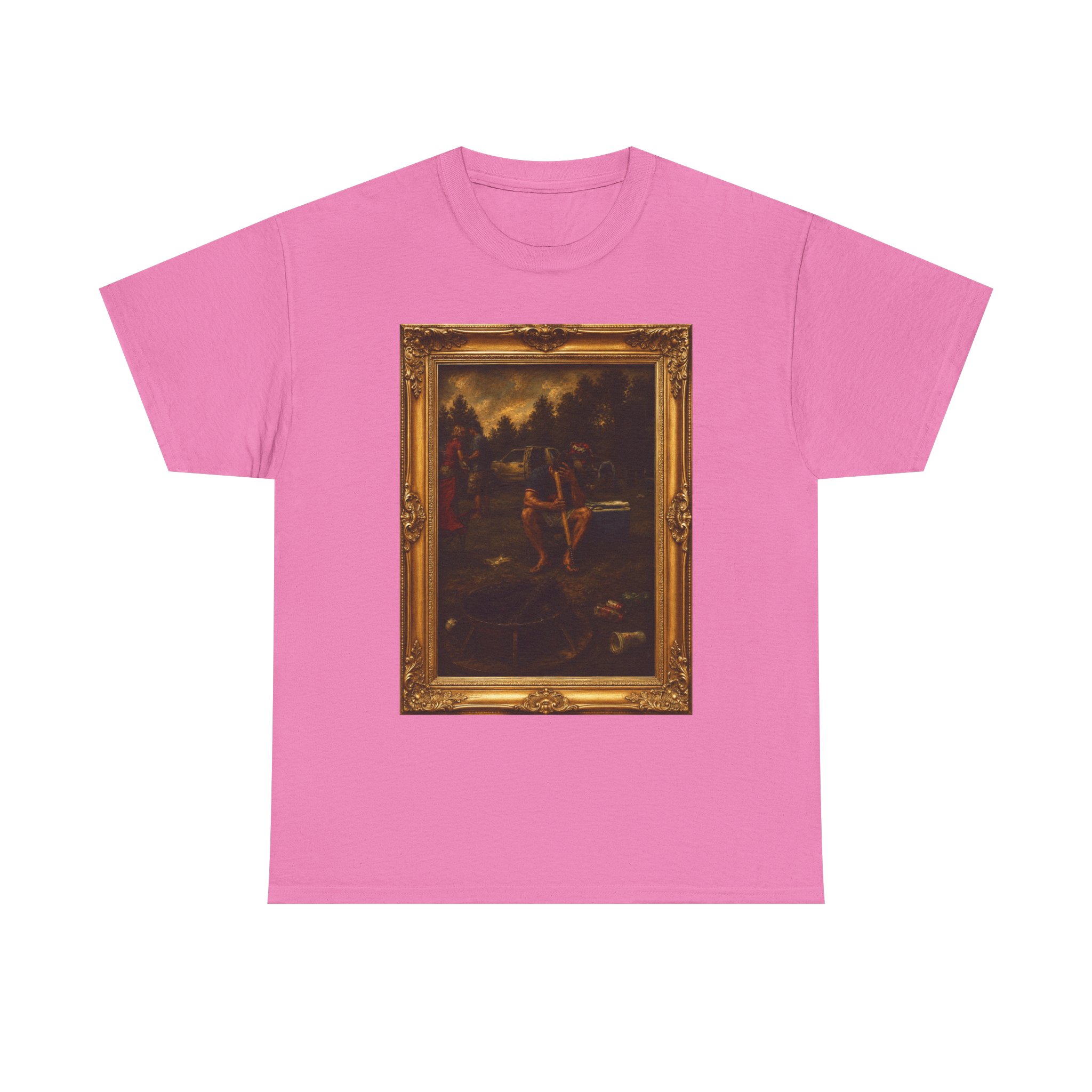 Art Frame T-Shirt — Vintage Baroque Painting Graphic Tee - Image 21