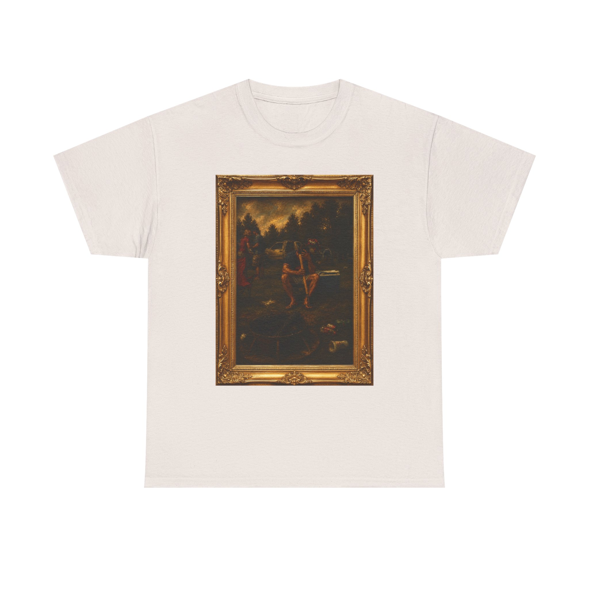 Art Frame T-Shirt — Vintage Baroque Painting Graphic Tee - Image 9